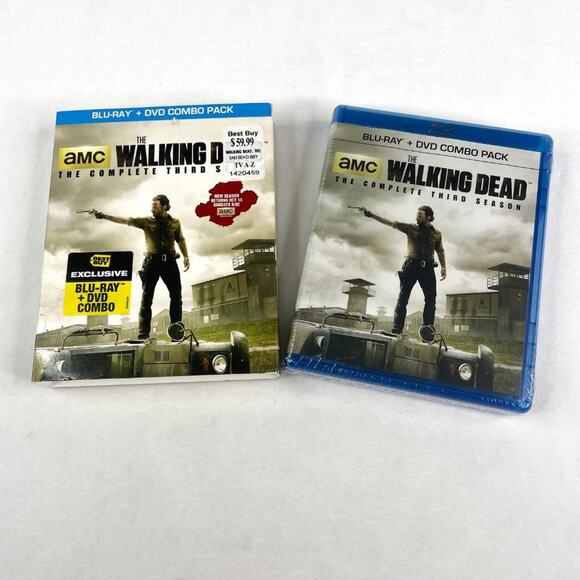 The Walking Dead Third Season Blu Ray Combo Pack Best Buy Exclusive New - Picture 3 of 4